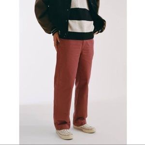 Urban Outfitters maroon men’s cargo, altered waist